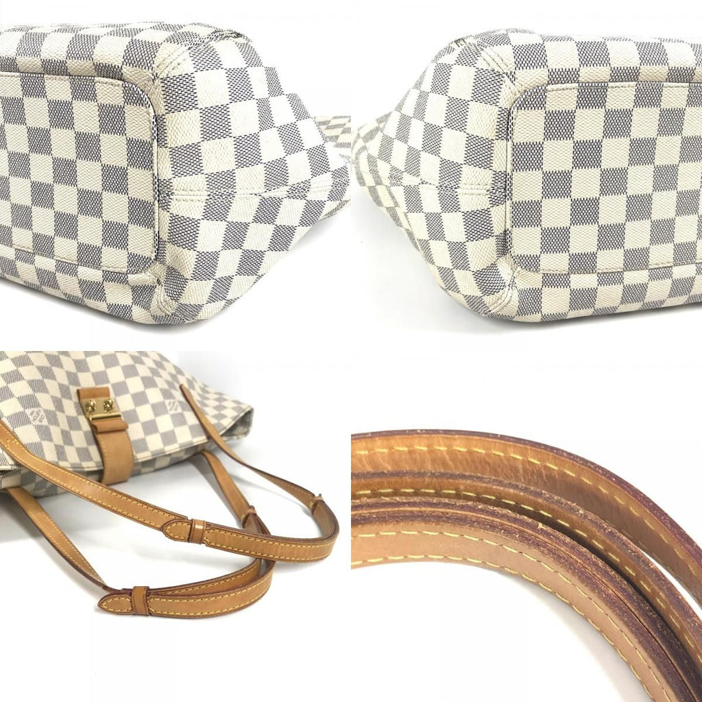 Louis Vuitton Shoulder Bag Salina PM Damier Azur Canvas White — view 8
