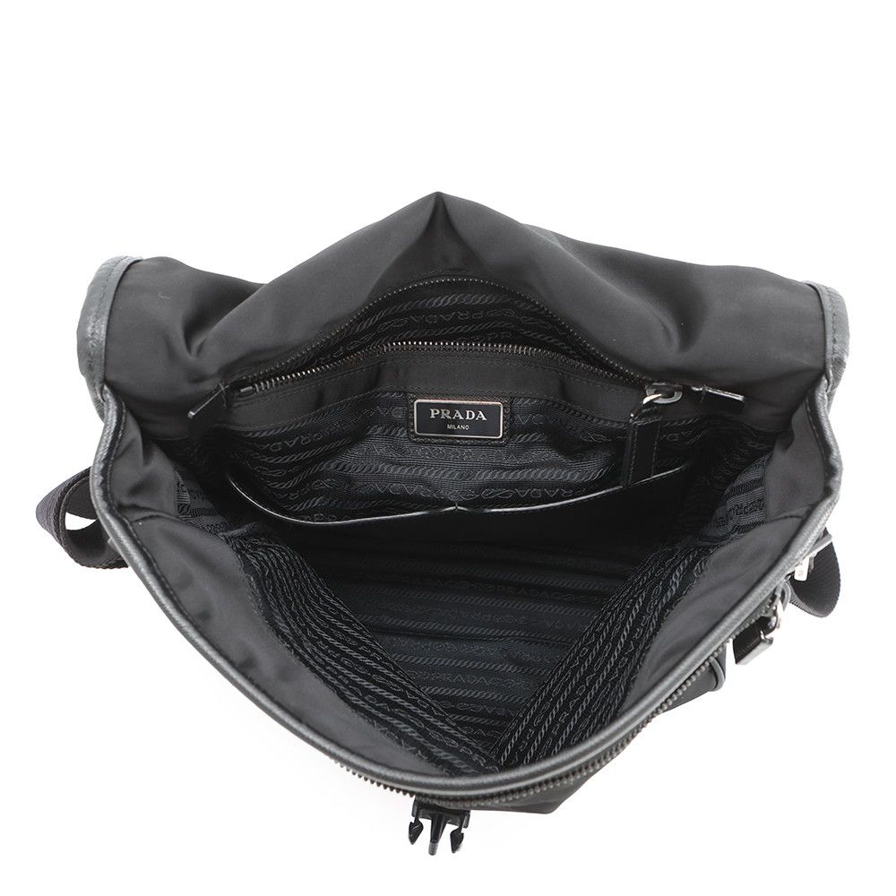 Prada Shoulder Bag Nylon Black — view 6