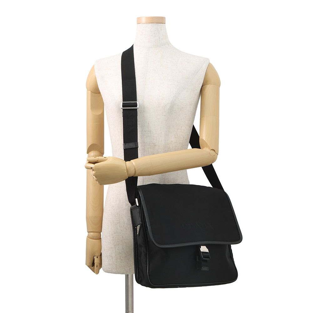 Prada Shoulder Bag Nylon Black — view 4