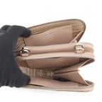Prada Shoulder Bag Saffiano Triangle Mini Pouch Leather 2-Way Pink Beige — view 7