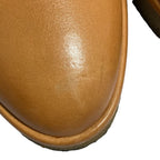 Celine Wedge Cles Side Zip Short Boots 38 — view 9