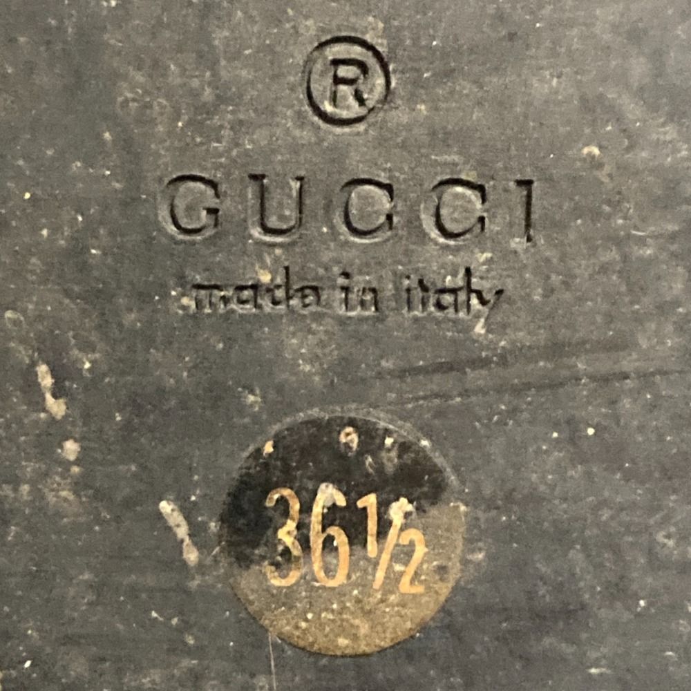 Gucci GG Marmont Calf Leather Long Boots Jogger 36.5 — view 7