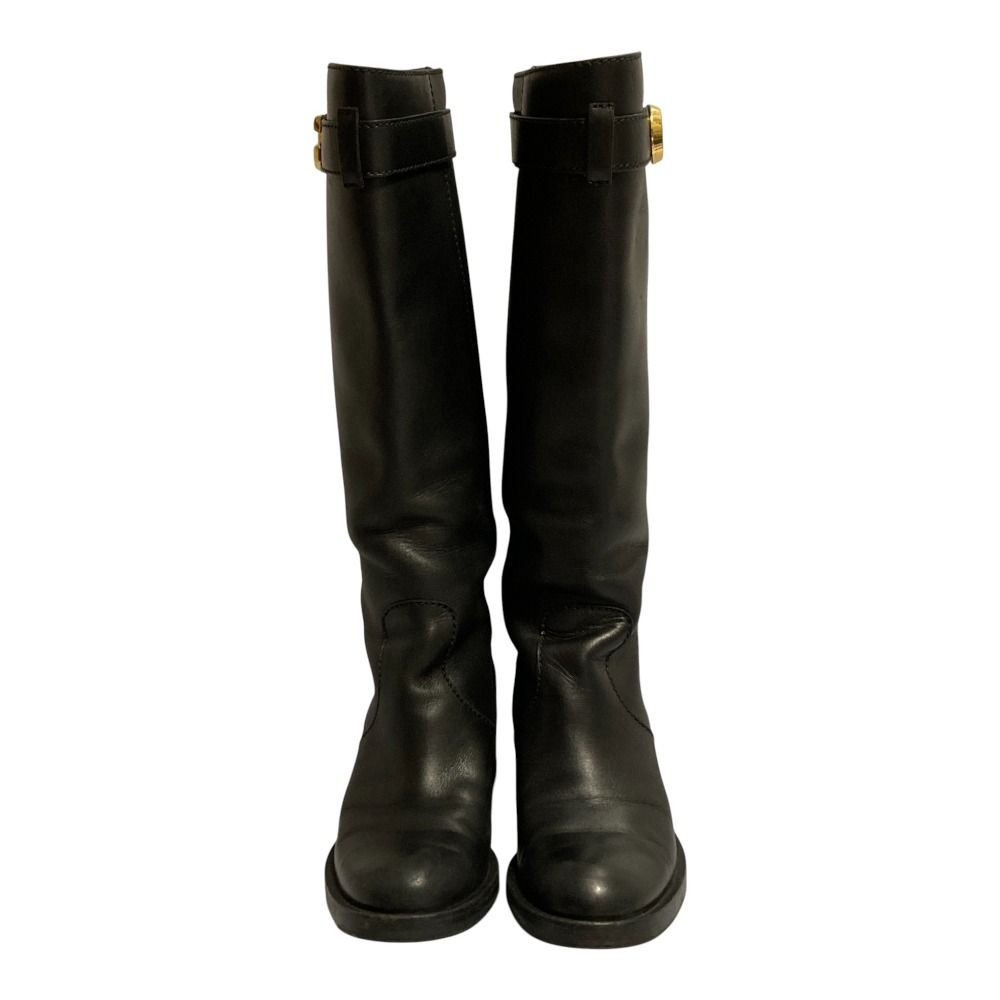 Gucci GG Marmont Calf Leather Long Boots Jogger 36.5 — view 3