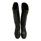 Gucci GG Marmont Calf Leather Long Boots Jogger 36.5 — view 2