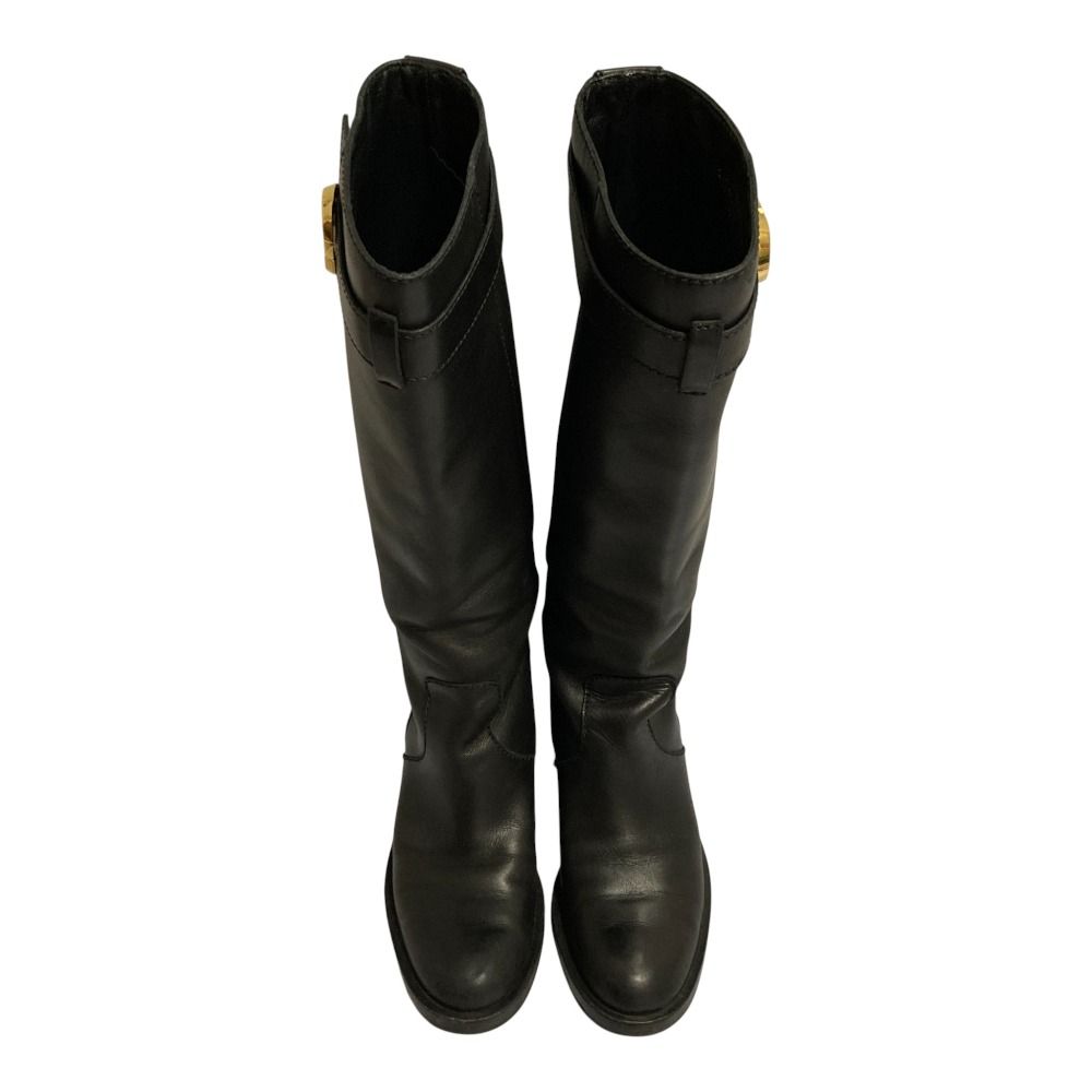Gucci GG Marmont Calf Leather Long Boots Jogger 36.5 — view 2