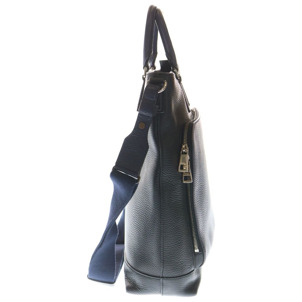 Gucci Cosmopolis Tote Black Blue Leather Silver — view 3