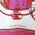 Hermes Coupe de Gala Carre 45 Silk Scarf Red — view 6