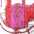 Hermes Coupe de Gala Carre 45 Silk Scarf Red — view 7