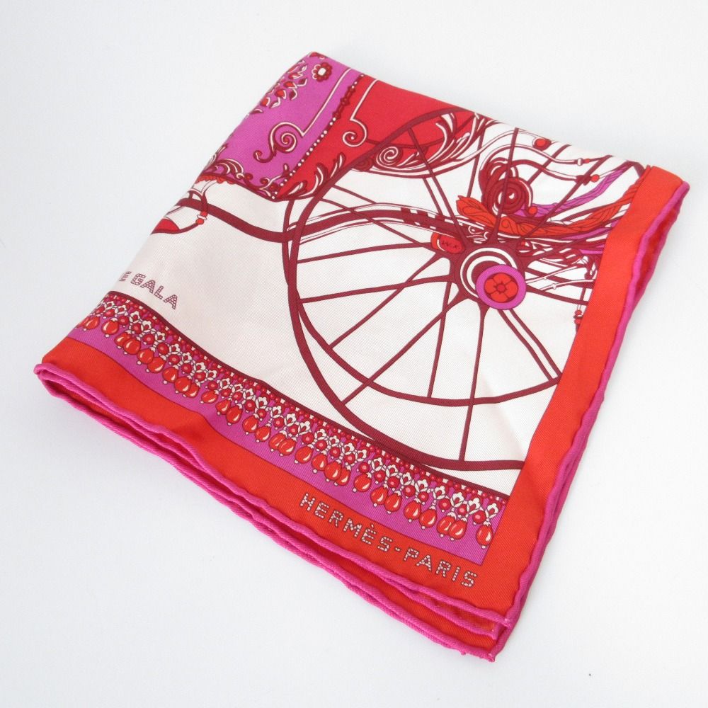 Hermes Coupe de Gala Carre 45 Silk Scarf Red — view 2