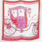 Hermes Coupe de Gala Carre 45 Silk Scarf Red — view 3
