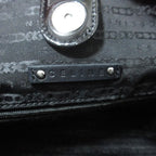 Celine Enamel Chain Tote Black — view 9