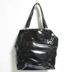 Celine Enamel Chain Tote Black — view 2