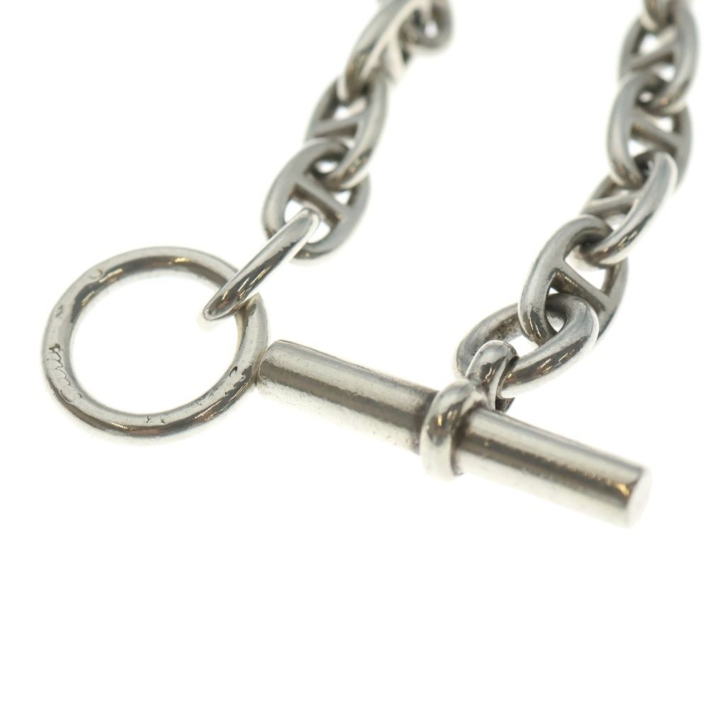 Hermes Vintage Chaine D'ancre PM 16 Frames Cursive Engraving Bracelet — view 6