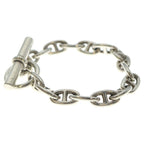 Hermes Vintage Chaine D'ancre PM 16 Frames Cursive Engraving Bracelet — view 4