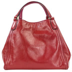 Gucci Soho Interlocking Leather 2-Way Handbag Red — view 4