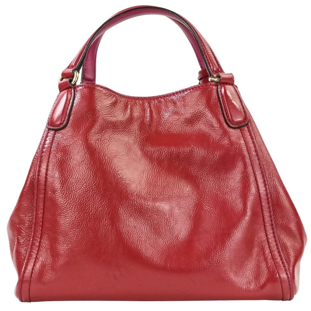 Gucci Soho Interlocking Leather 2-Way Handbag Red — view 4