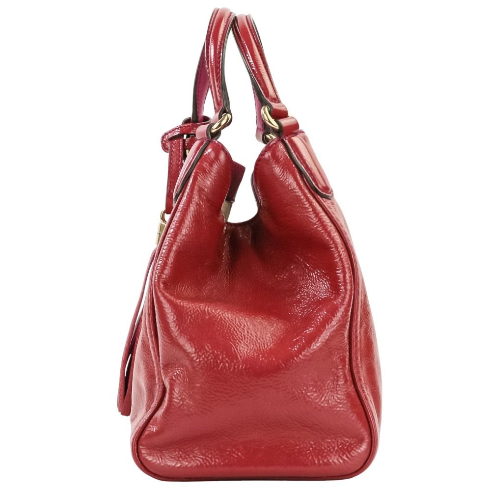 Gucci Soho Interlocking Leather 2-Way Handbag Red — view 3