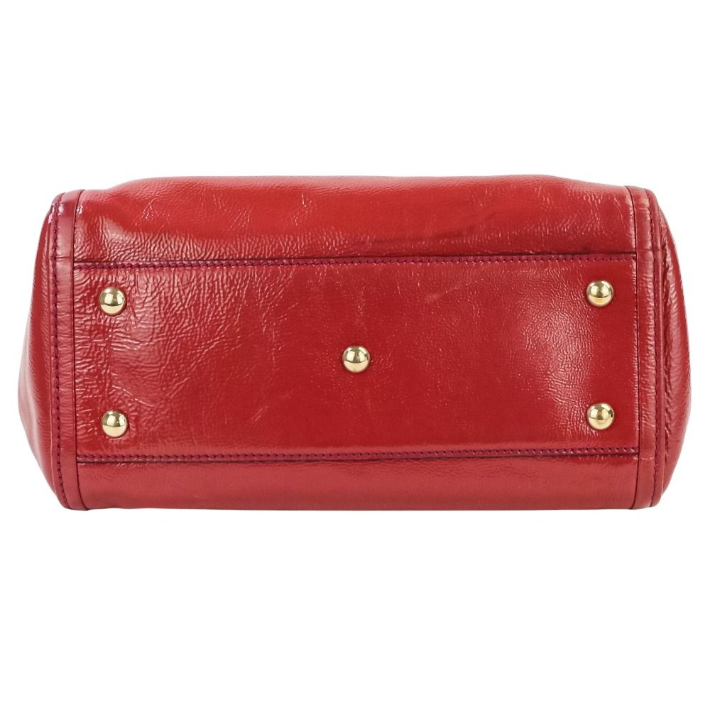 Gucci Soho Interlocking Leather 2-Way Handbag Red — view 6