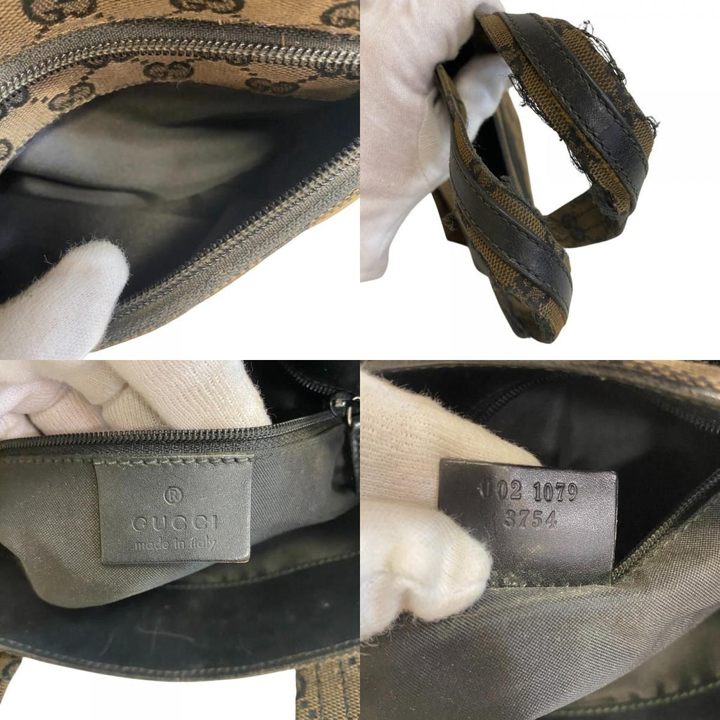 Gucci Mini Bag Leather Canvas — view 8