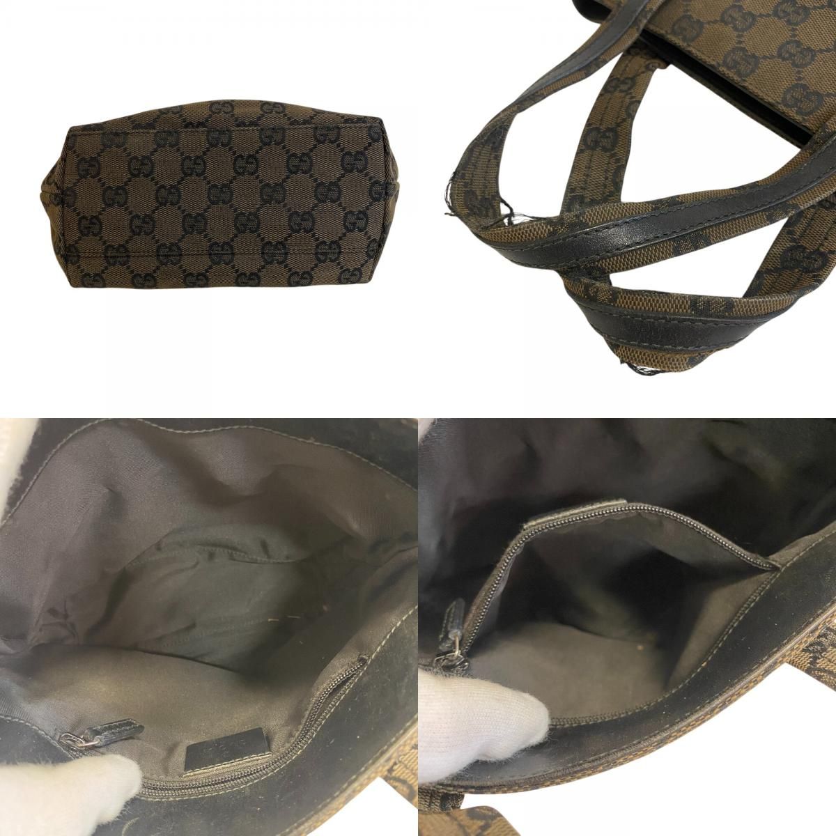 Gucci Mini Bag Leather Canvas — view 7