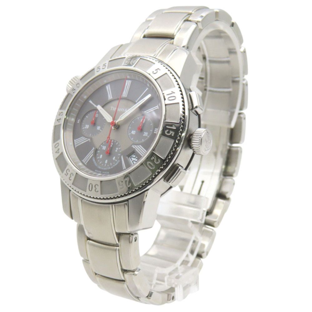 Tiffany & Co. Mark Chronograph Back Slot Automatic Winding Watch Stainless — view 2