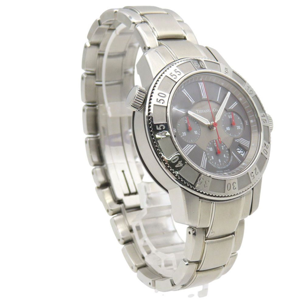 Tiffany & Co. Mark Chronograph Back Slot Automatic Winding Watch Stainless — view 3