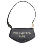 Louis Vuitton Pochette Exxon Debossed Logo Leather Shoulder Bag — view 2
