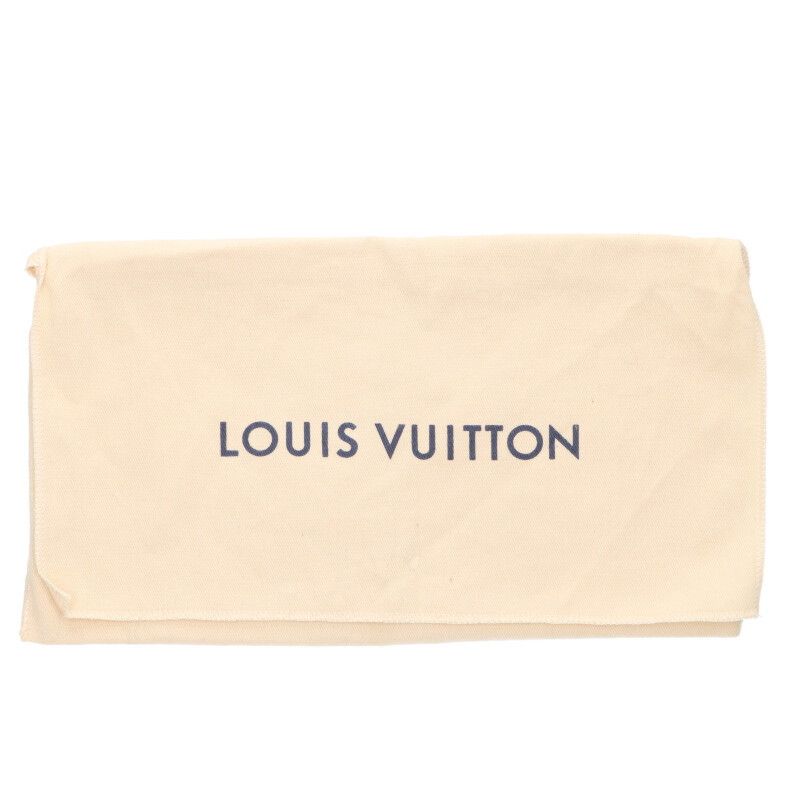 Louis Vuitton Pochette Exxon Debossed Logo Leather Shoulder Bag — view 5