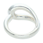 Hermes Licol Silver Ring 56