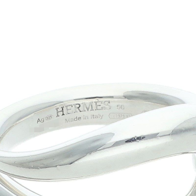 Hermes Licol Silver Ring 56 — view 4
