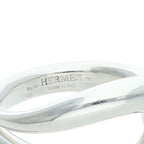 Hermes Licol Silver Ring 56