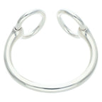 Hermes Nausicaa Silver Bangle — view 2