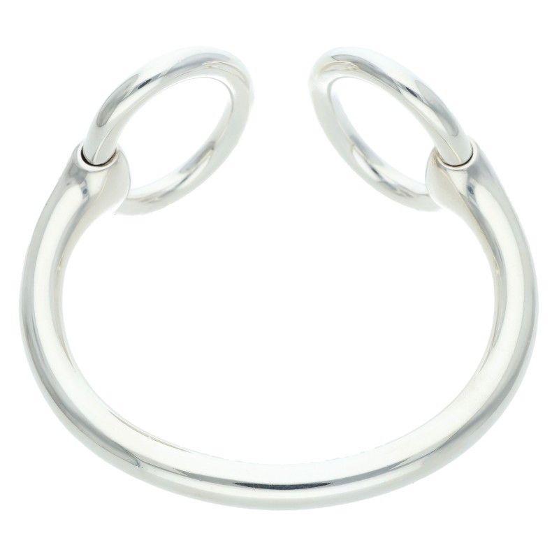 Hermes Nausicaa Silver Bangle — view 2