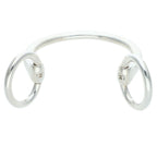 Hermes Nausicaa Silver Bangle — view 4