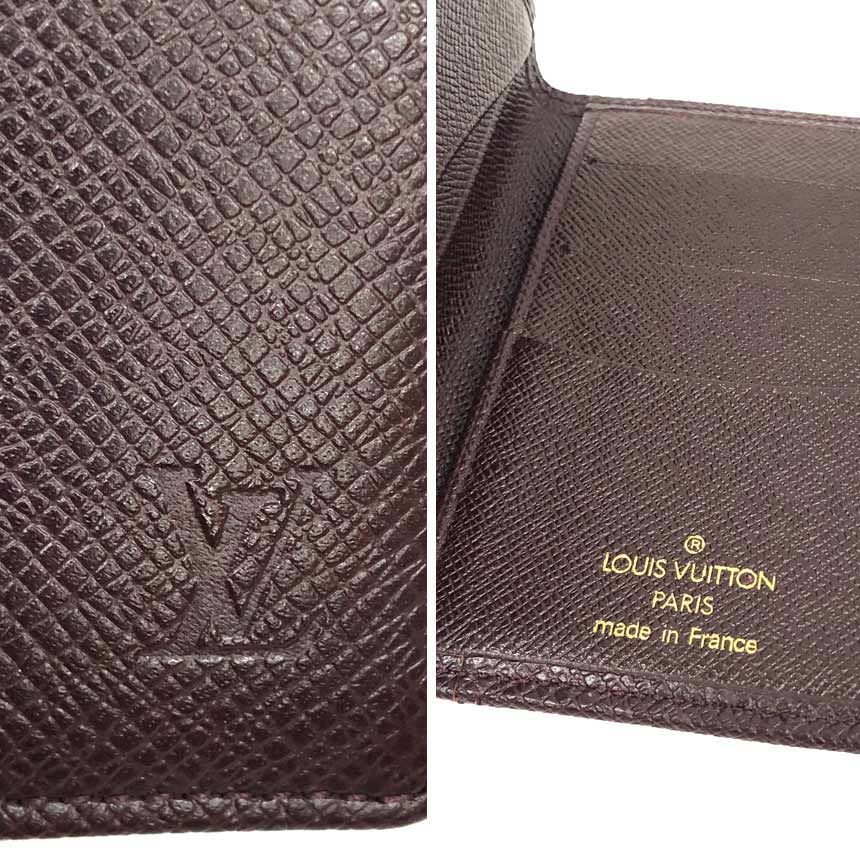 Louis Vuitton Taiga Card Case Organizer de Poche Holder — view 3