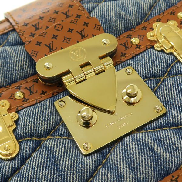 Louis Vuitton Monogram Denim Trunk Clutch — view 4