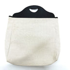 Gucci Handbag Cles Strogo Canvas Leather Beige Black — view 2