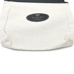 Gucci Handbag Cles Strogo Canvas Leather Beige Black — view 5