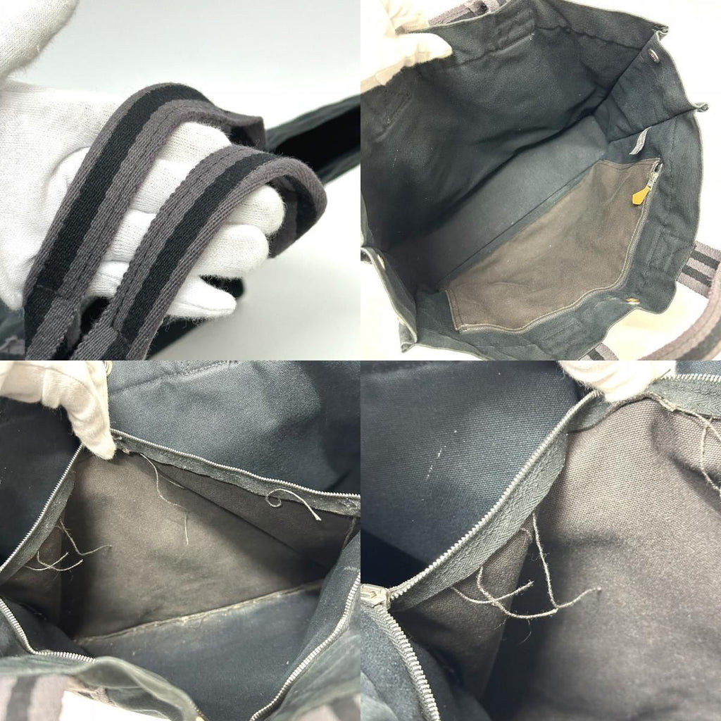 Hermes Tote Fourre Tout MM Canvas Black — view 8