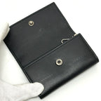 Gucci Key Case Embossed Logo Leather Black — view 5