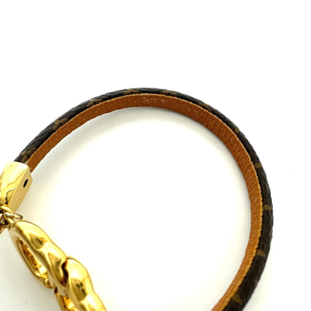 Louis Vuitton Bracelet Say Jesus Monogram Canvas Brown — view 4