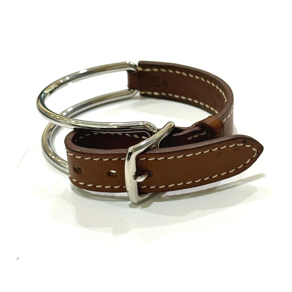Hermes Bracelet Belt Cut Replacement Metal Brown — view 2
