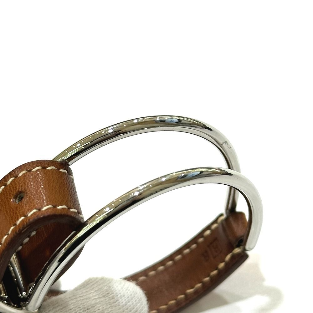 Hermes Bracelet Belt Cut Replacement Metal Brown — view 4