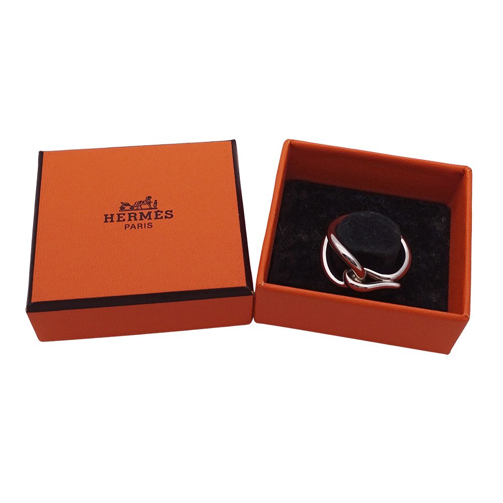 Hermes Ska Fring Jumbo Silver Fashionable — view 6