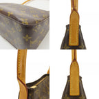 Louis Vuitton Shoulder Bag Looping MM Monogram Leather Brown — view 4