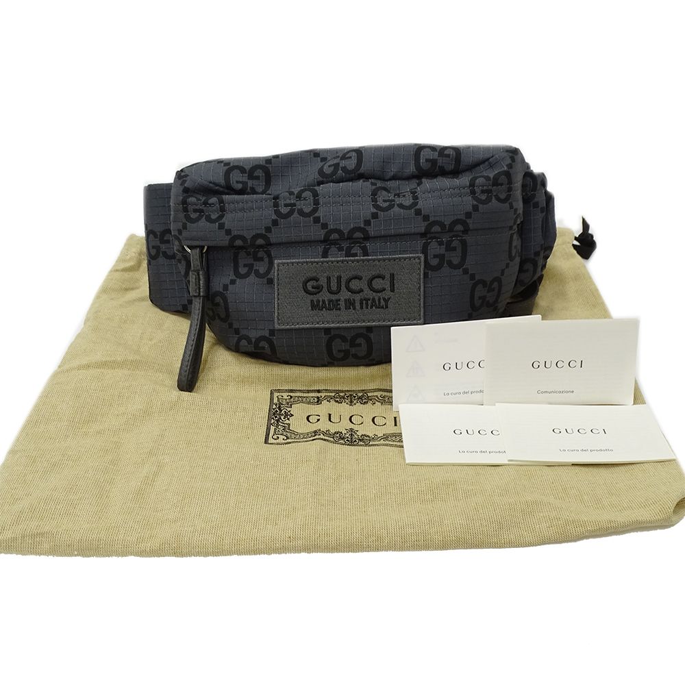 Gucci Belt Bag Nylon Black Going Out — view 8