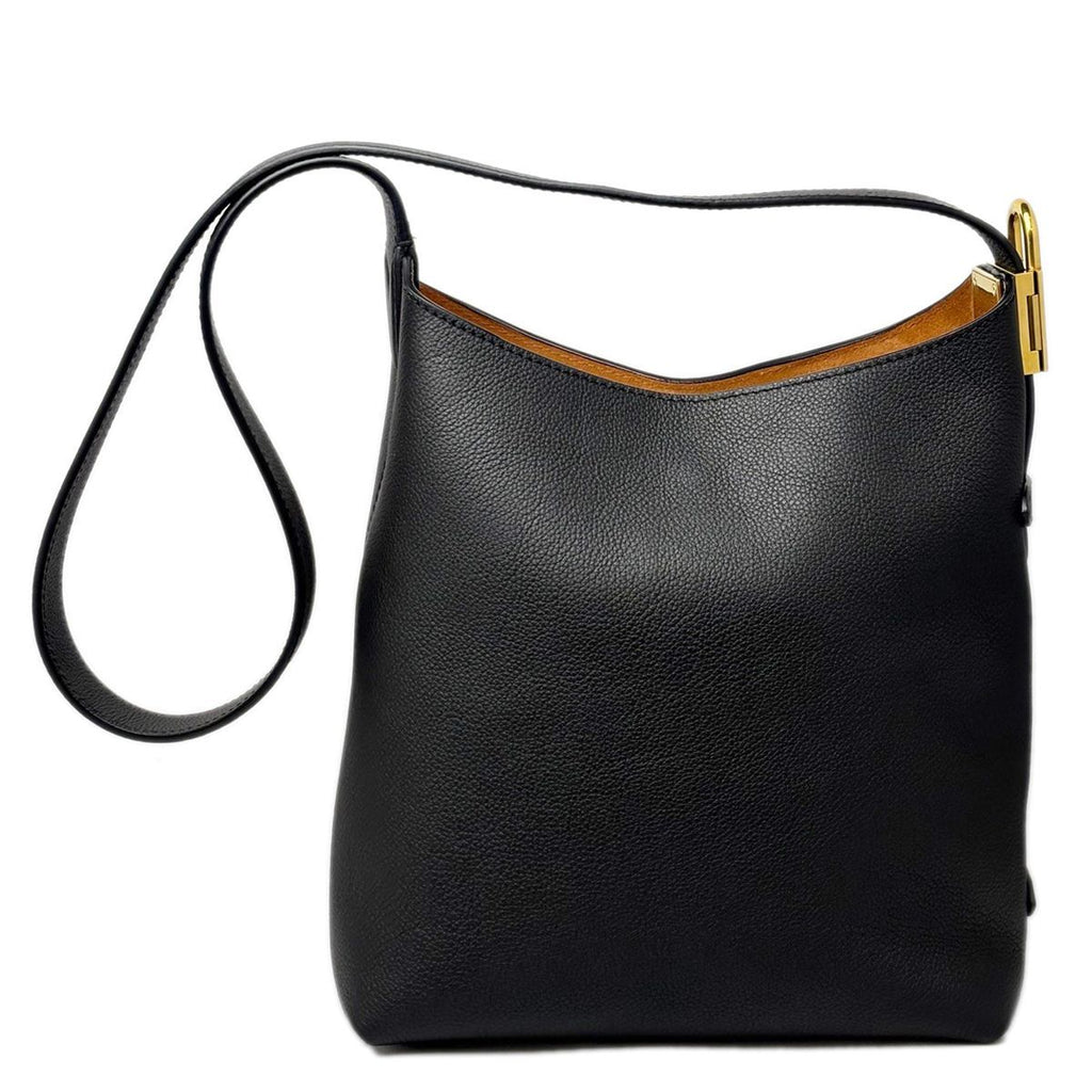 Louis Vuitton Leather Shoulder Low Key Hobo PM Black Gold — view 4