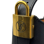 Louis Vuitton Leather Shoulder Low Key Hobo PM Black Gold — view 6