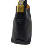 Louis Vuitton Leather Shoulder Low Key Hobo PM Black Gold — view 5