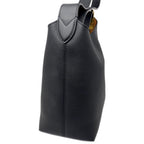 Louis Vuitton Leather Shoulder Low Key Hobo PM Black Gold — view 7